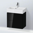 Duravit L-Cube vanity unit Compact with 2 pull-out compartments, with interior system in maple