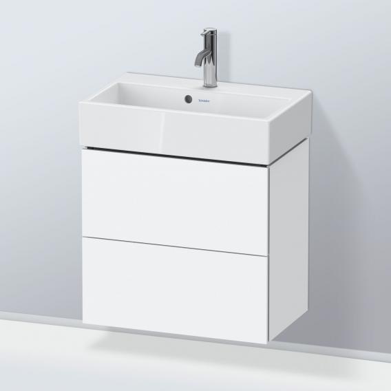 Duravit L-Cube 梳妝台 緊湊型，附 2 個拉出式隔層，無內部系統