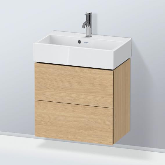 Duravit L-Cube 梳妝台 緊湊型，附 2 個拉出式隔層，無內部系統