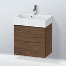Duravit L-Cube vanity unit Compact with 2 pull-out compartments, with interior system walnut