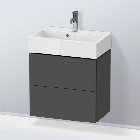 Duravit L-Cube 梳妝台 緊湊型，附 2 個拉出式隔層，無內部系統