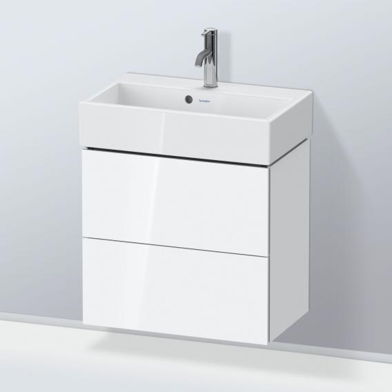 Duravit L-Cube 梳妝台 緊湊型，附 2 個拉出式隔層，無內部系統