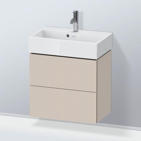 Duravit L-Cube 梳妝台 緊湊型，附 2 個拉出式隔層，無內部系統