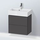Duravit L-Cube vanity unit Compact with 2 pull-out compartments, with interior system in maple