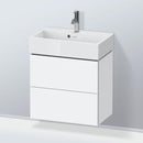 Duravit L-Cube vanity unit Compact with 2 pull-out compartments, with interior system in maple
