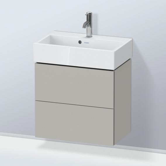 Duravit L-Cube 梳妝台 緊湊型，附 2 個拉出式隔層，無內部系統