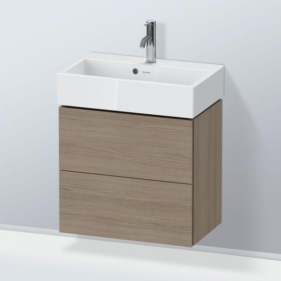 Duravit L-Cube 梳妝台 緊湊型，附 2 個拉出式隔層，無內部系統