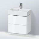 Duravit L-Cube vanity unit Compact with 2 pull-out compartments, with interior system in maple
