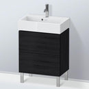 Duravit L-Cube vanity unit Compact with 2 pull-out compartments, with interior system in maple