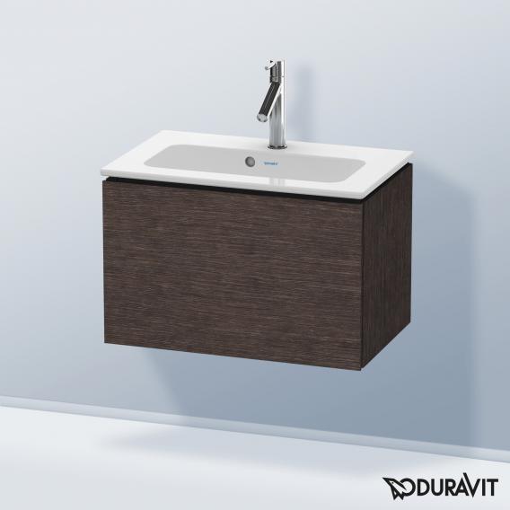 Duravit L-Cube 梳妝台 緊湊型，附 1 個拉出式隔層，內部系統為楓木