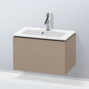 Duravit L-Cube vanity unit Compact with 1 pull-out compartment, with interior system walnut