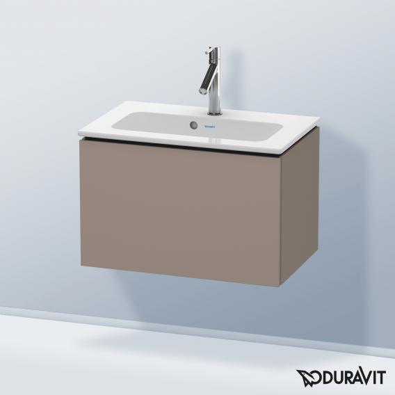 Duravit L-Cube 梳妝台 緊湊型，附 1 個拉出式隔層，內部系統為楓木