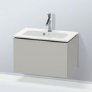 Duravit L-Cube vanity unit Compact with 1 pull-out compartment, with interior system walnut