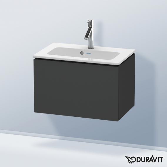 Duravit L-Cube 梳妝台 緊湊型，附 1 個拉出式隔層，內部系統為楓木