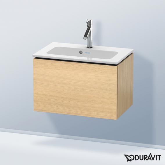 Duravit L-Cube 梳妝台 緊湊型，附 1 個拉出式隔層，內部系統為楓木