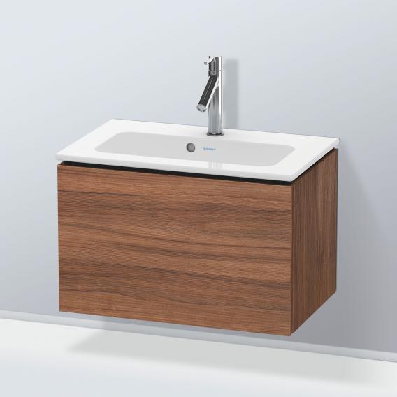 Duravit L-Cube 梳妝台 緊湊型，附 1 個拉出式隔層，內部系統為楓木