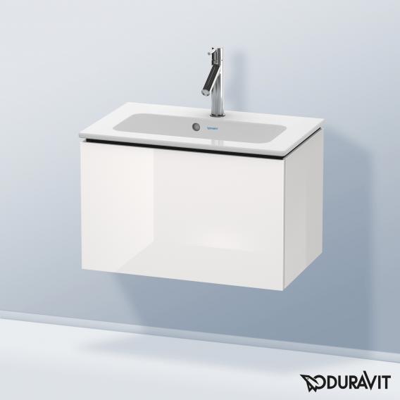 Duravit L-Cube 梳妝台 緊湊型，附 1 個拉出式隔層，內部系統為楓木