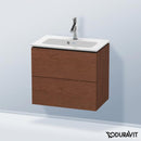 Duravit L-Cube vanity unit Compact with 2 pull-out compartments, with interior system in maple