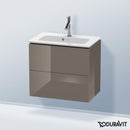 Duravit L-Cube vanity unit Compact with 2 pull-out compartments, with interior system in maple