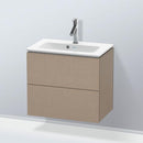Duravit L-Cube vanity unit Compact with 2 pull-out compartments, with interior system walnut