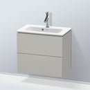 Duravit L-Cube vanity unit Compact with 2 pull-out compartments, with interior system in maple