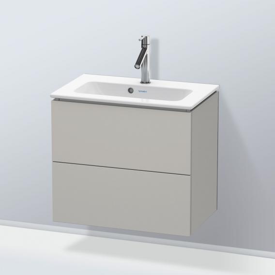 Duravit L-Cube 梳妝台 緊湊型，附 2 個拉出式隔層，無內部系統