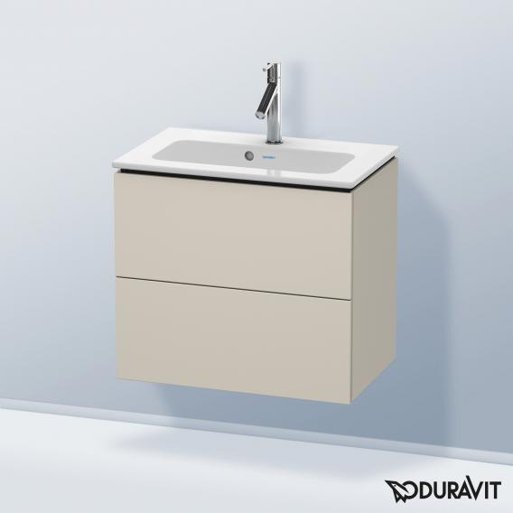 Duravit L-Cube 梳妝台 緊湊型，附 2 個拉出式隔層，無內部系統