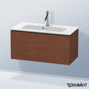 Duravit L-Cube vanity unit Compact with 1 pull-out compartment, with interior system in maple