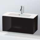 Duravit L-Cube vanity unit Compact with 1 pull-out compartment, with interior system in maple
