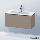 Duravit L-Cube vanity unit Compact with 1 pull-out compartment, with interior system in maple