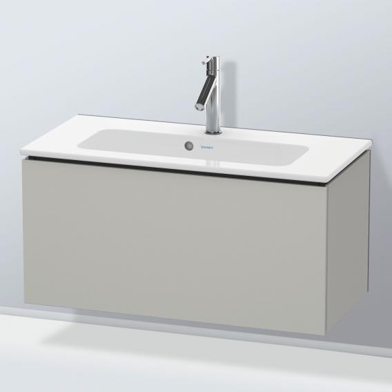 Duravit L-Cube 梳妝台 緊湊型，附 1 個拉出式隔層，內部系統為楓木