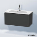 Duravit L-Cube vanity unit Compact with 1 pull-out compartment, with interior system in maple