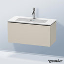 Duravit L-Cube vanity unit Compact with 1 pull-out compartment, with interior system in maple