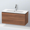 Duravit L-Cube vanity unit Compact with 1 pull-out compartment, with interior system in maple
