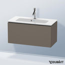 Duravit L-Cube vanity unit Compact with 1 pull-out compartment, with interior system walnut