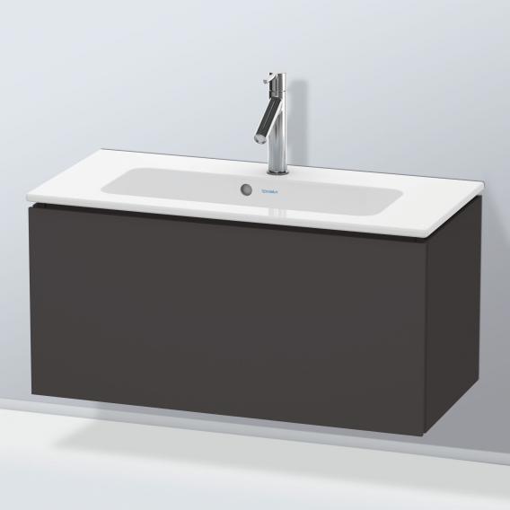 Duravit L-Cube 梳妝台 緊湊型，附 1 個拉出式隔層，內部系統為楓木