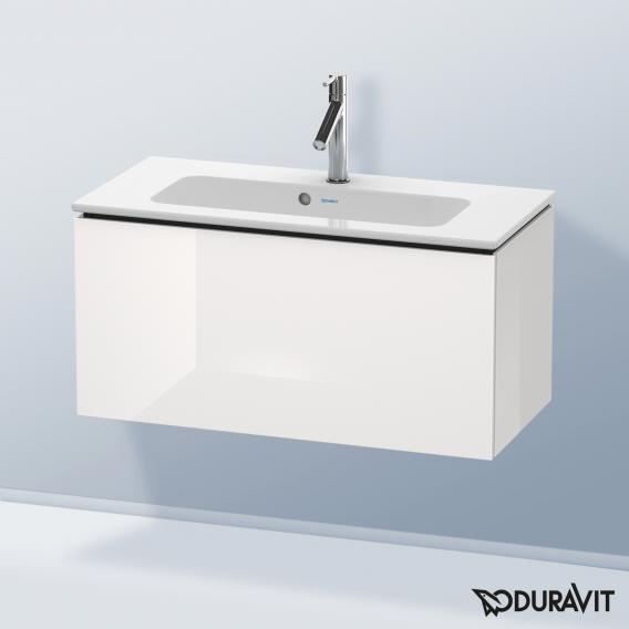 Duravit L-Cube 梳妝台 緊湊型，附 1 個拉出式隔層，內部系統為楓木