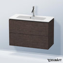 Duravit L-Cube vanity unit Compact with 2 pull-out compartments, with interior system in maple