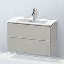 Duravit L-Cube vanity unit Compact with 2 pull-out compartments, with interior system in maple