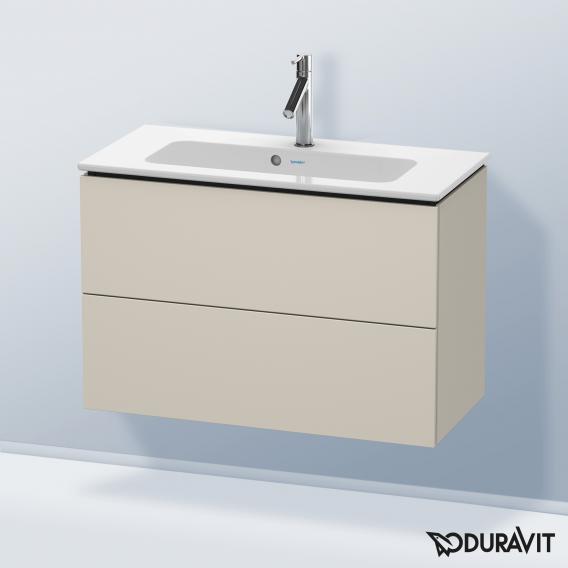 Duravit L-Cube 梳妝台 緊湊型，附 2 個拉出式隔層，無內部系統