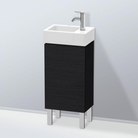 Duravit L-Cube 洗手盆盥洗台，附 1 門黑橡木