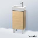 Duravit L-Cube vanity unit for hand washbasin with 1 door mediterranean oak