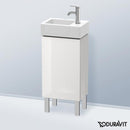 Duravit L-Cube vanity unit for hand washbasin with 1 door white high gloss
