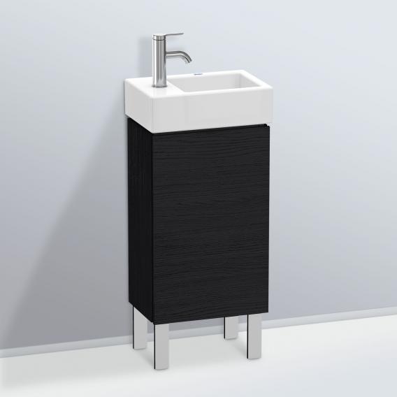 Duravit L-Cube 洗手盆盥洗台，附 1 門黑橡木