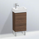 Duravit L-Cube vanity unit for hand washbasin with 1 door dark walnut