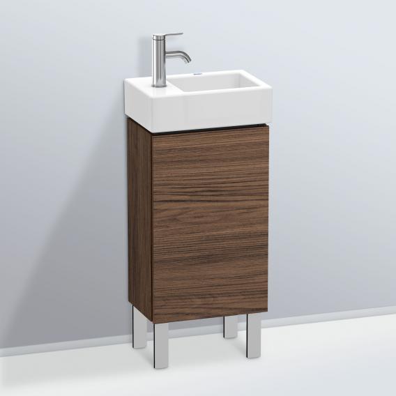 Duravit L-Cube 洗手盆盥洗台，附 1 門深胡桃木