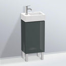 Duravit L-Cube vanity unit for hand washbasin with 1 door dolomiti grey high gloss