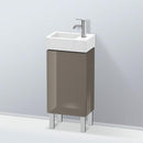 Duravit L-Cube vanity unit for hand washbasin with 1 door flannel grey high gloss