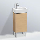 Duravit L-Cube vanity unit for hand washbasin with 1 door natural oak