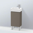 Duravit L-Cube vanity unit for hand washbasin with 1 door silk matt flannel grey
